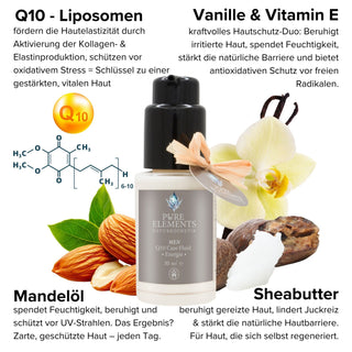MEN Q10 Care Fluid •Energie• - Pure Elements Naturkosmetik