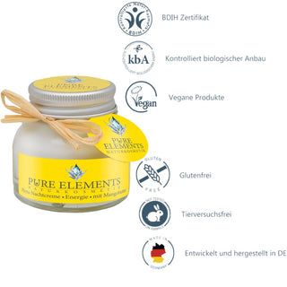 Phyto Nachtcreme •Energie• mit Mangobutter - Pure Elements Naturkosmetik