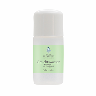 Gesichtswasser mit Frangipani und Hamamelis, 10 ml Probeflasche, BDIH-zertifizierte, vegane und glutenfreie Naturkosmetik mit echten Bergkristallen von Pure Elements
