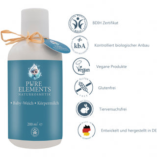 Baby body milk