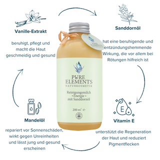 Cleansing milk with sea buckthorn oil